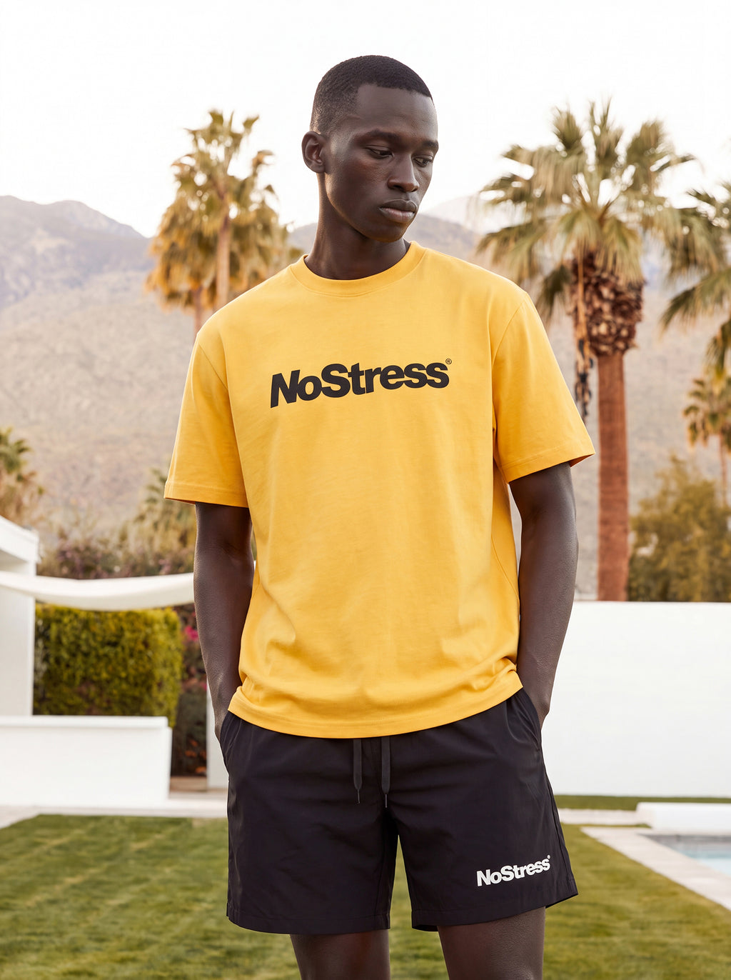 No Stress T-Shirt - Yellow