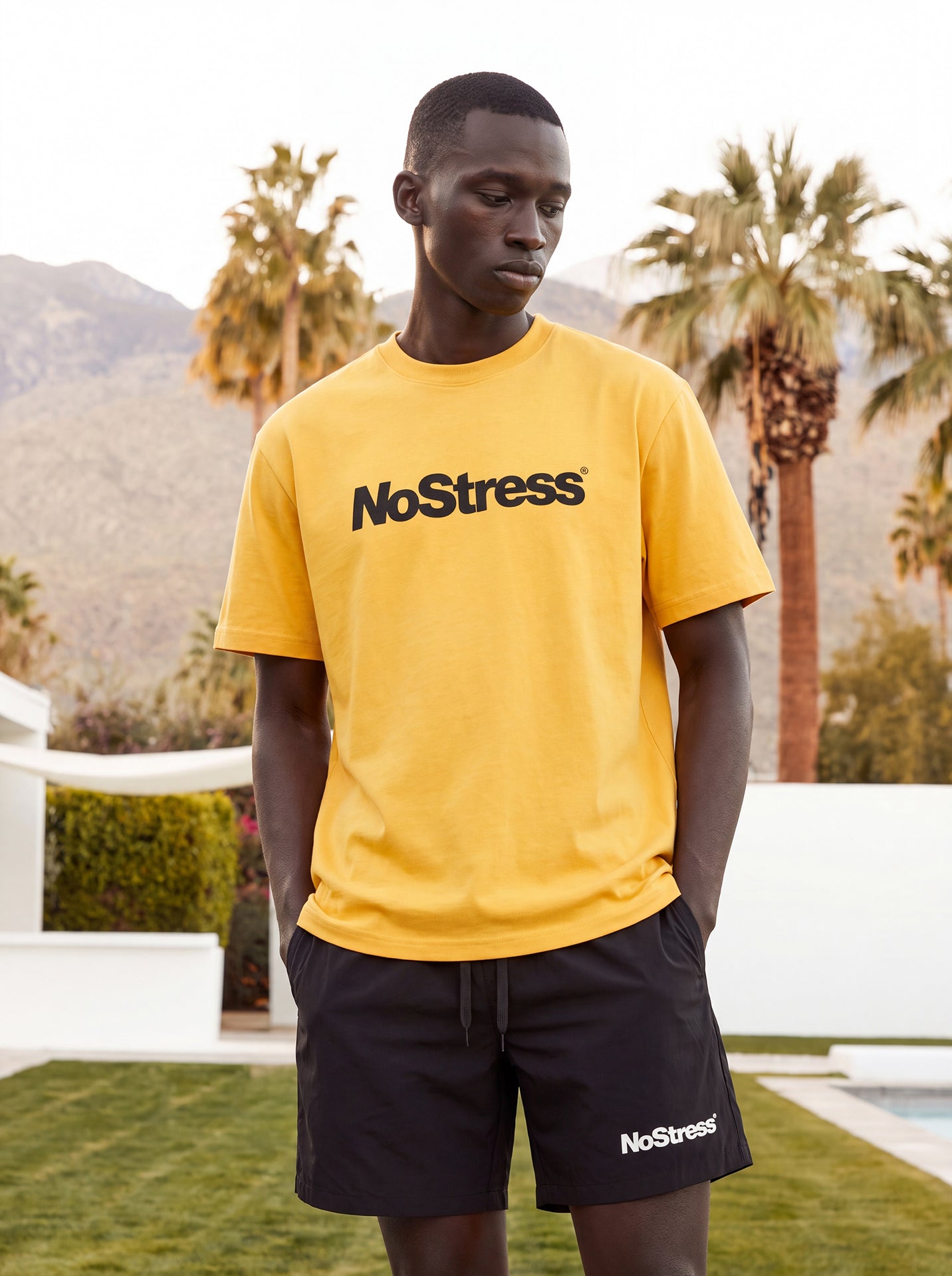No Stress T-Shirt - Yellow