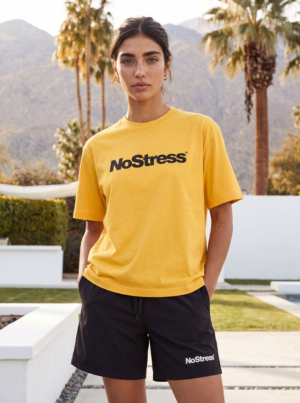 No Stress T-Shirt - Yellow