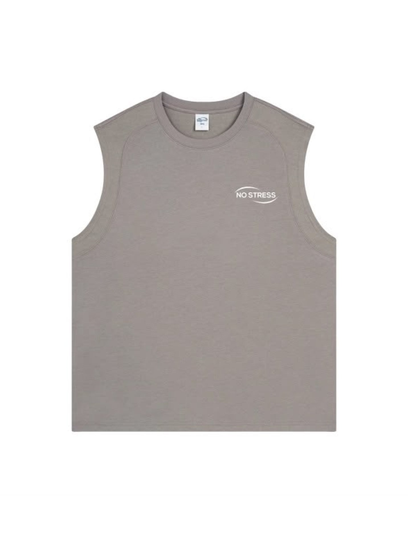 No Stress Tank Top – Dark Beige